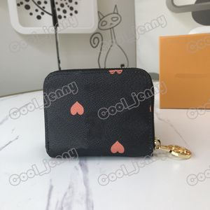 GAME ON ZIPPY COIN PURSE 2021 Nuovo arrivo Alta qualità Famoso design classico da donna Portachiavi Portamonete Borsa piccola per articoli in pelle