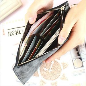 Hot Sale Auteuil Paris Womens Purse Ladies Wallet Long Money Bags Simple Style Coin Purse Leather Thin Wallets Female Card Holder Solid