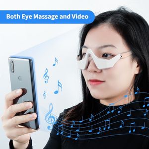 3D Eye Massager EMS Micro-Current Glasses Anti-Wrinkle Red Light Therapy Skin Tightening Eye Care Device Beauty Massage Tools