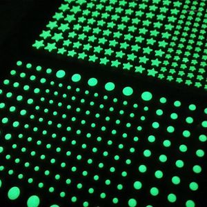 Wholesale stickers adhesive stars for sale - Group buy Wall Stickers x Dots x Stars Glow In The Dark Sticker Kids Bedroom Ceiling Decor Adhesive Fastener Tape Hooks And Loops Stickers1