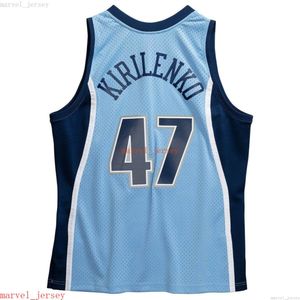 Custom costume Andrei Kirilenko 2009-10 Jersey swingman xs-6xl reminiscem jogadores de basquete masculino masculino jovens jer