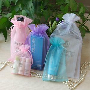 Wholesale Drawstring Organza bags Gift wrapping bag Gift pouch Jewelry pouch organza bag Candy bags package business gift promotions