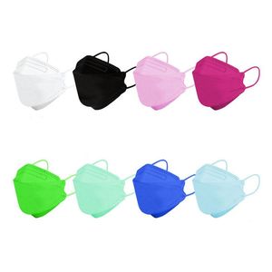 12 colori per bambini KN95 maschera La fabbrica fornisce direttamente il 95% filtro per bambini colorato carbone attivo respirazione maschera per bambini di design a 5 strati all'ingrosso