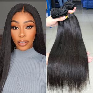 Straight human hair bundle virgin unprocessed high quality human hair extension 1 piece wholesale price