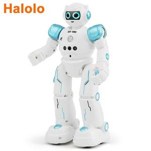 Halolo R11 RC Robot CADY WIKE Gesto di rilevamento Touch intelligente programmabile Walking Dancing Smart Robot giocattolo per i giocattoli dei bambini 201211