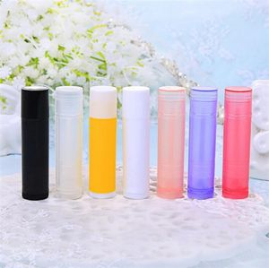 5ML Cosmetic Empty Chapstick Lip Gloss Lipstick Balm Tube And Caps Container 7 Colors DIY Lip Balm Tube