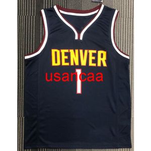 Todo bordado 1# Porter Jr. Dark Blue Basketball Jersey Personaliza Mulheres Masculinas Adicionar qualquer Nome de Número XS-5xl 6xl Vest