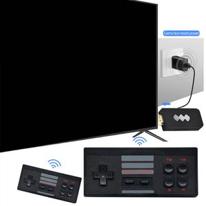 4 K HD Video Oyunları Oyuncu ile 2.4g Kablosuz El Joystick Gamepads HDTV 818 Retro Klasik Oyun Taşınabilir Oyun Konsolları Çocuklar Için Hediye