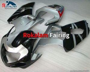 GSX-R750 Aftermarket Fairings para Suzuki GSXR600 GSXR750 01 02 03 2001 2002 2003 Cinza Black Race Motorcycle Fairing Kit (moldagem por injeção)