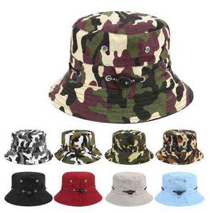 Chapéu de balde para homens Mulheres Unisex Beach Sun Hats Street Headwear Pescador Ao Ar Livre Tampão Verão Panamá Ajustável Caps G220311