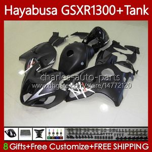 1300cc Hayabusa för SUZUKI GSX-R1300 GSXR-1300 GSXR 1300 CC 74NO.112 GSXR1300 1996 1997 1998 1999 2000 2001 GSX R1300 2002 2003 2004 2005 2006 2007 Fairing Flat Black Blk