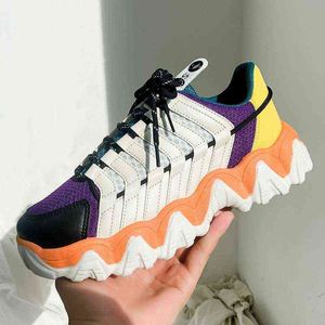 Men's shoes super fire sports shoes trend increase pop fashion shoes big wave soles