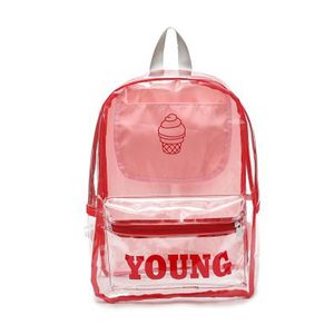 Japanese Style bag for Teenager Girls Transparent Jelly Beach Bagpack Waterproof Backpack Harajuku Bag Mochila Mujer