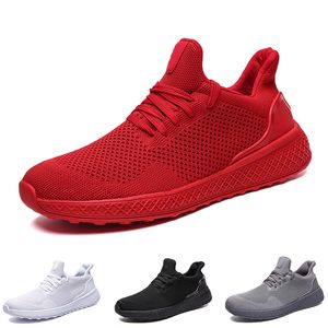 2021 Non-Brand men running shoes triple black white red grey mens trainers fashion sports sneakers size 40-46