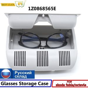 Skoda Octavia A5 оптовых-1Pc Солнцезащитные очки Eyeglass крыши Ящик для хранения Отсек для Skoda Octavia A5 Fabia Z0868565E очки держатель