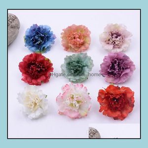 Künstliche Blumen Weihnachtsfeier Mode Hochzeit Silk Head Home Ornament Dekoration Für Monther Day Geschenk Drop Lieferung 2021 Dekoratives W