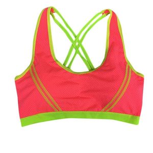 Frauen T-Shirt Sommer Fitness Stretch Workout Tank Top Nahtlose schulterfrei Padded Sporting Quick Dry Vest Singlet Bra Tops