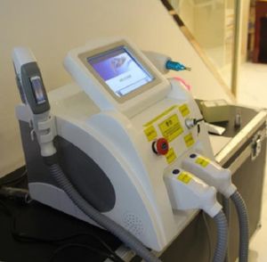 Professionelle Laser-Haarentfernungsmaschinen OPT IPL Elight Nd Yag Heimgebrauch Permanente Laser-Haarentfernungsmaschine tragbar 2 Griff