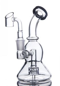 Bicchiere da 5,9 pollici bong accessori per fumatori tubi per l'acqua di fumo occhiali bruciatore a nafta tubo bong ad acqua vetro dab rig ciotola da 14 mm