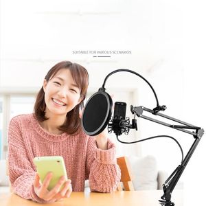 Microphones Condenser Microphone Mic Suspension Arm Stand And Table Mounting Clamp Kit High Quality