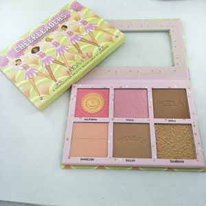 Moji 6 Highlighter Palette Blush Hale et Lumiere Moji 6 컬러 아이 섀도우 팔레트 메이크업 홍당무.