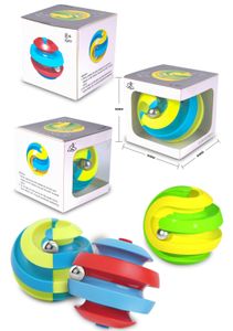 Ny dekomprimering Marble Track Fidget Toys Magic Rings Magic Cube Ball Mobius Finger Tip Gyro Toy for Boys and Grils Gifts