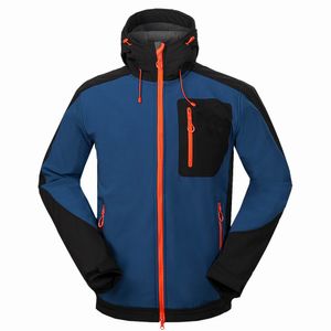 Fashion- Face North Herren-Designer-Winter-beiläufige einfarbige Jacke, sportliche Kapuzen-Windjacke, warmer Softshell-Mantel, kostenloser Versand
