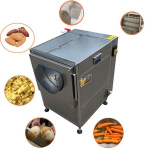 Automatic vegetable fruit washing peeling machine sweet potato taro ginger carrot carrot tapioca peeling machine price
