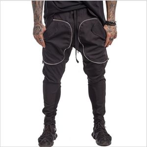 Men Pants Compress Joggers Leggings Fitness Workout Summer Sport Male Trousers Breathable 201109