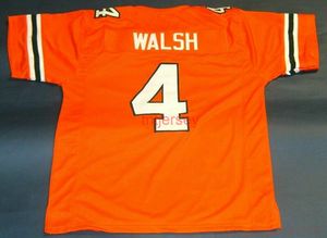 CHEAP CUSTOM STEVE WALSH MIAMI HURRICANES JERSEY STITCHED ADD ANY NAME NUMBER
