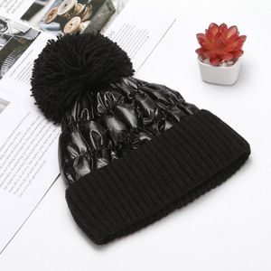 Beanie/Skull Caps Women Winter Fashion Beanies Hat Warm Double Waterproof Knit Ball Cute Velvet Wool Hedging Sweet I1Q71