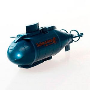 更新されたバージョンHappyCow 777-216 Mini RC Submarine Speed Boatリモートコントロールドローンピグボートシミュレーションモデルギフトおもちゃキッズブルー