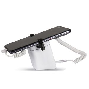 Telefone celular Security Assaltante Alarme White Display Stand Apple Android Celular Seguro Anti-Theft Dispositivo Sistema Suporte com Braçadeira