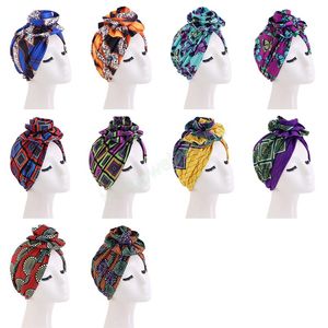 Women Flower Turban Inner Hijabs Floral Beanie Hat Elastic Cloth Head Cap Hat Ladies Arab Wrap Headwrap Hair Accessories