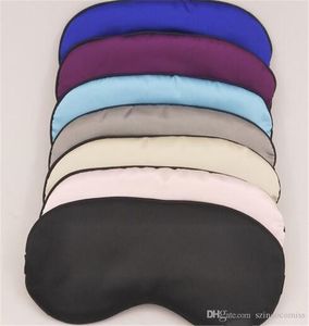 2021 Silk Sleep Rest Eye Mask copertura dell'ombra dell'occhio Copertura dell'ombra imbottita Doppi lati Maschera per gli occhi per dormire Viaggi Relax DHL