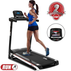 Elektrisk löpband Folding Running Machine Digital Control 12.8km / h 15 Program Walking Machine Portable Gym Equipment MS188830BAA