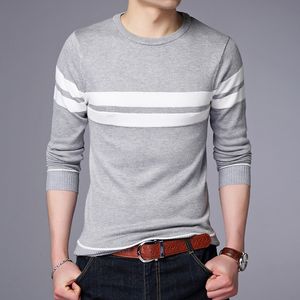 Solid Herren Farbe langärmliger Pullover V-Ausschnitt männlicher Herbst Winter Slim Trend Pullover H520 201022 s
