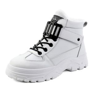 Mulheres inverno botas de neve novo estilo estilo high-top sapatos casuais mulher impermeável mulher quente feminino de alta qualidade branco preto