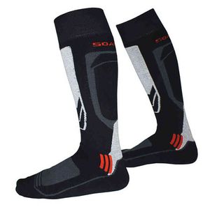 Thicken Winter Snow Skating Skiing Long Ski Socks Stocking Leg Protection Warm Sports For Women Men Adult Y1222