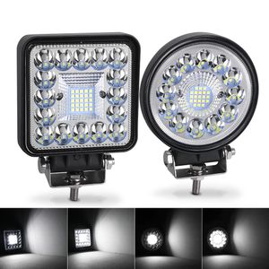 2st LED-arbetslampa 99W 123W arbetsbelysning 12V 24V Offroad Spot Beam Fog Lights för 4x4 Truck Traktor båt 4WD SUV ATV UTV vit