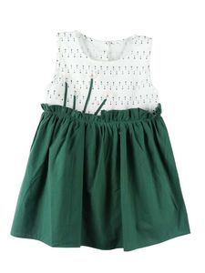 Toddler Girls Applique Frill Trim Tank Dress SHE