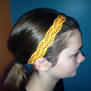 Softball Trançado Headbands Esportes Headbands Mini Headband Softball