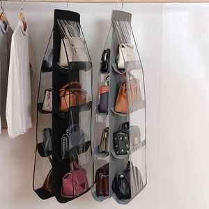 Storage Bags Hanging Clutch Garment Bag Dustproof And Waterproof Closet Handbag Purse Organizer For Suits Shirts Dresses Sweaters