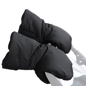 Stroller Parts & Accessories Windproof Snowproof Fleece Hand Muff Winter Extra Thick Warmer For Pushchair Pram Buggy Baby Carriage (Black)