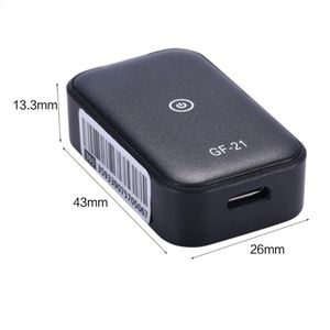 GF21 Mini GPS Real Time Car Tracker Anti-Lost Device Voice Control Recording Locator High-definition Microphone WIFI LBS GPS Pos282A