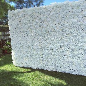 2.4 por 2,4 m Branco Peônia Rose Design Flor Flor Set para Casamento Backdrop Centerpieces Decoração Suprimentos