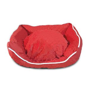 Red Pet Canelnels Tecido Macio Qualidade Dog Supplies Cat Moda Cama Carta Imprimir Cães Kennel Azul Retro Classics Designer Canetas