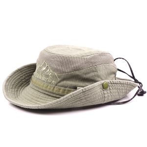 漁師の男は春の夏屋外で釣りをする太陽帽子綿ネットキャップマム登山帽子Y200714