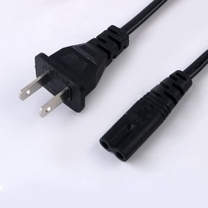 Ladegerät, Netzkabel, Netzkabel, Ersatz-Netzkabel, 1,5 m, 5 Fuß, für Playstation-Laptop, 2 Zinken, US-EU-Stecker