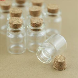 50pcs/Lot 5ml 22*30mm Tiny Storage Glass Bottles With Cork Stopper Crafts Mini DECORATIVE JARS Gift Weddinghigh qualtity